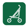 Icon of a stroller