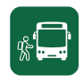 Icon of rider waiting for bus